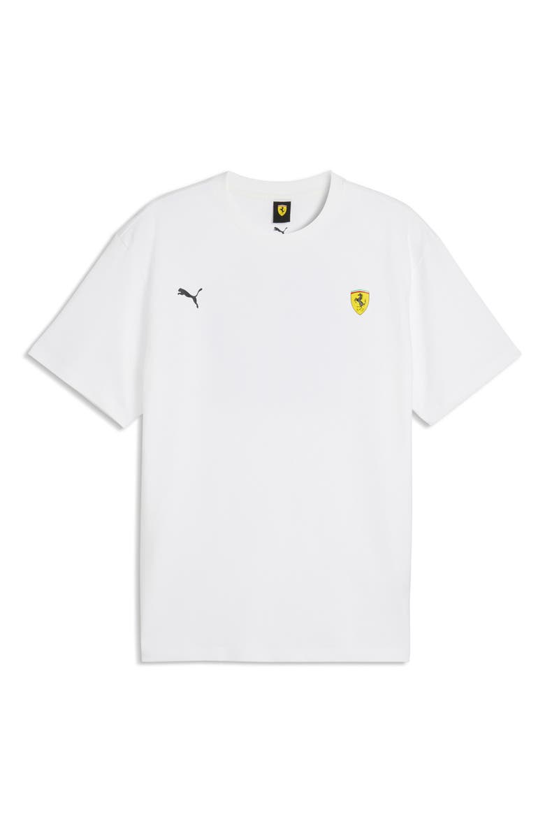 PUMA Ferrari Miami Cotton Graphic T-Shirt, Alternate, color, Puma White