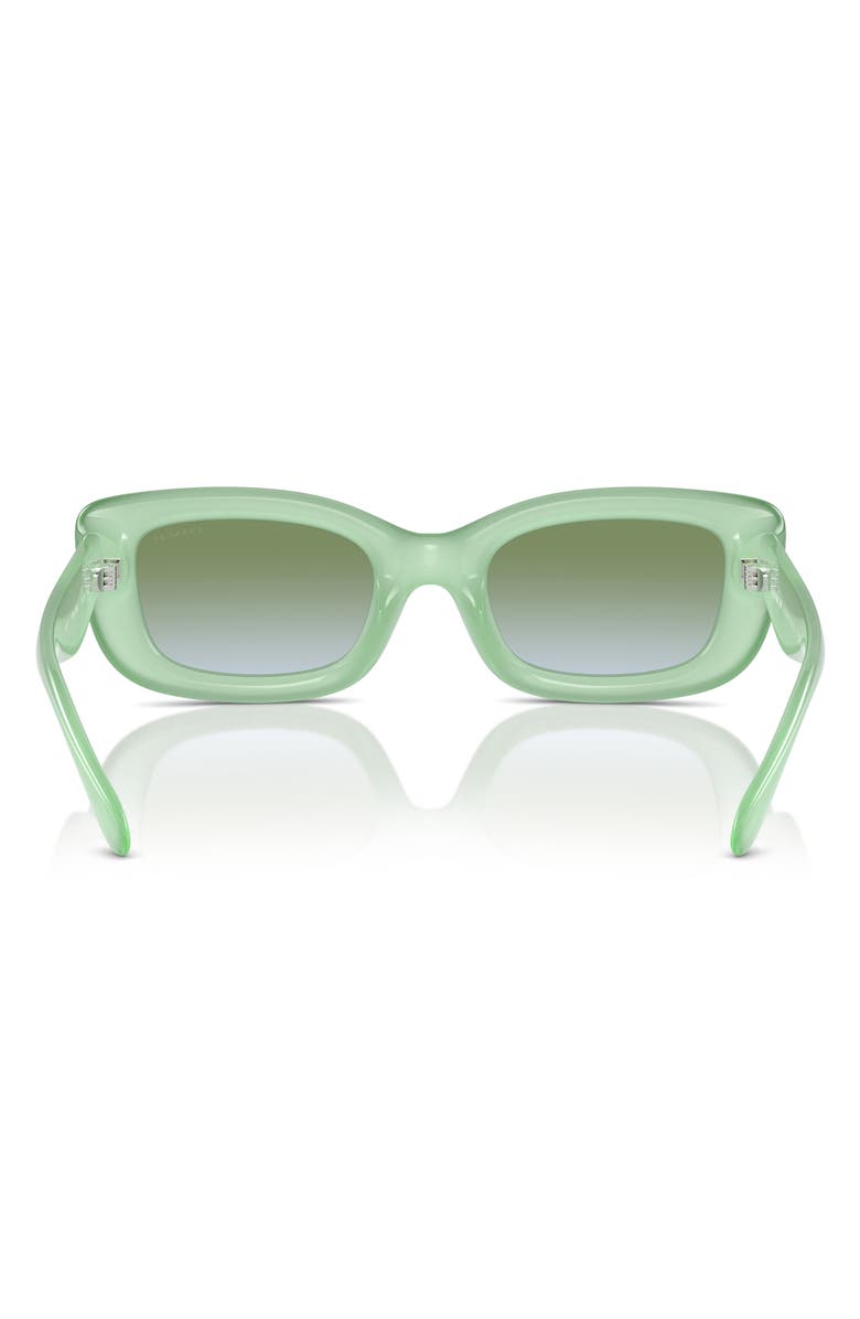 COACH 51mm Gradient Rectangular Sunglasses, Alternate, color, 