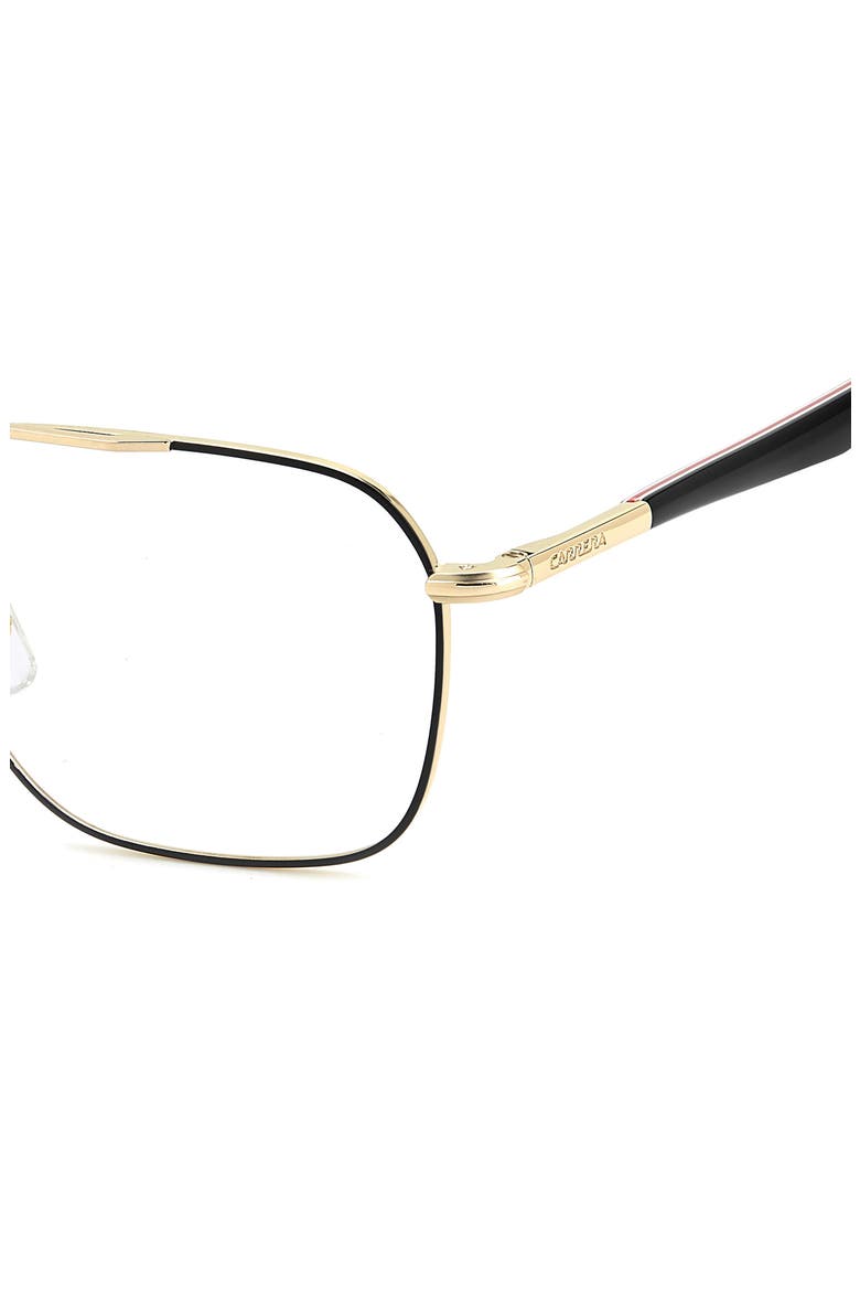 55mm Square Optical Glasses, Alternate, color, BLACK RED