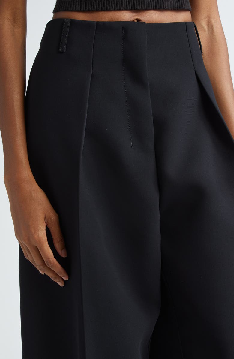 Jacquemus Le Pantalon Ovalo Wide Leg Trousers, Alternate, color, 