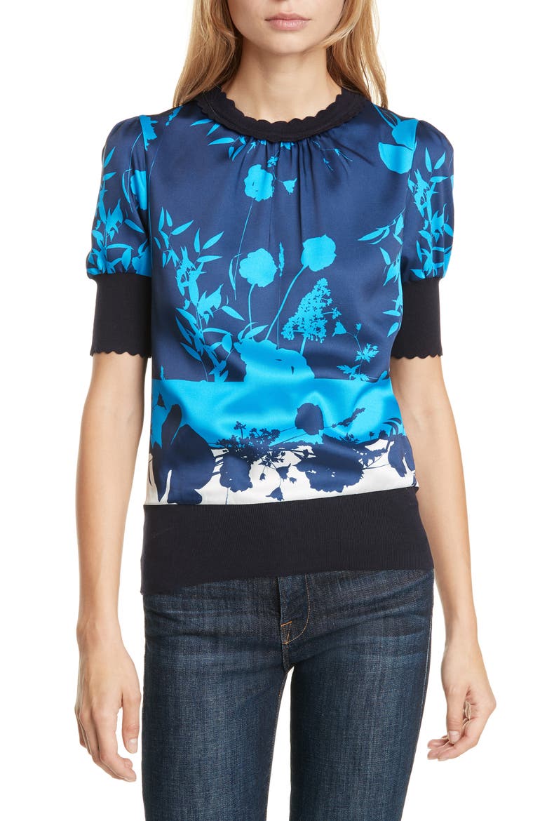 Mehino Bluebell Sweater, Main, color, NAVY