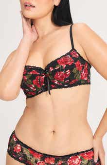 Sinful Rose Lace Balconette Bra