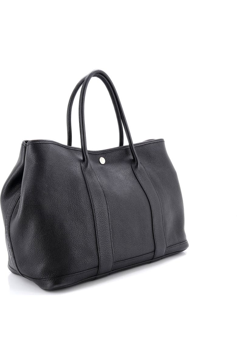 Pre-Owned Hermes Garden Party Tote Leather 36, Alternate, color, Noir
