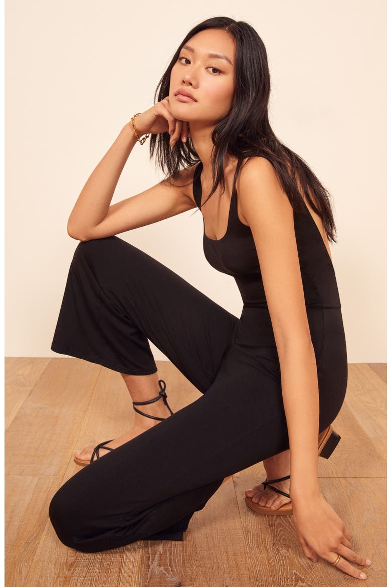 Rylee Jumpsuit, Alternate, color, BLACK