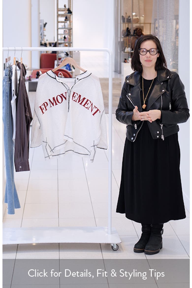 FP Movement Camp Out Embroidered Open Stitch Top video