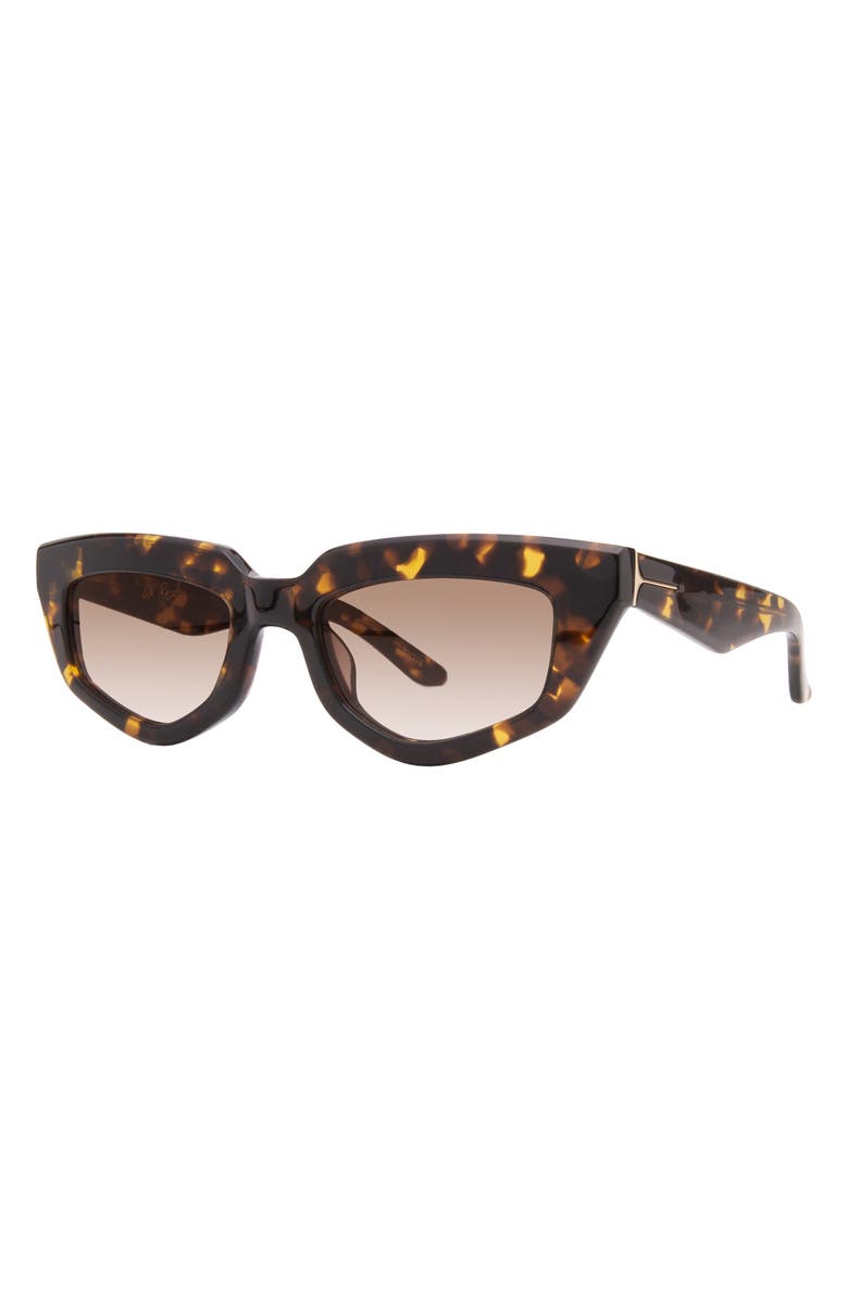 DEZI On Read 49mm Cat Eye Sunglasses, Alternate, color, Tortoise / Brown Gradient
