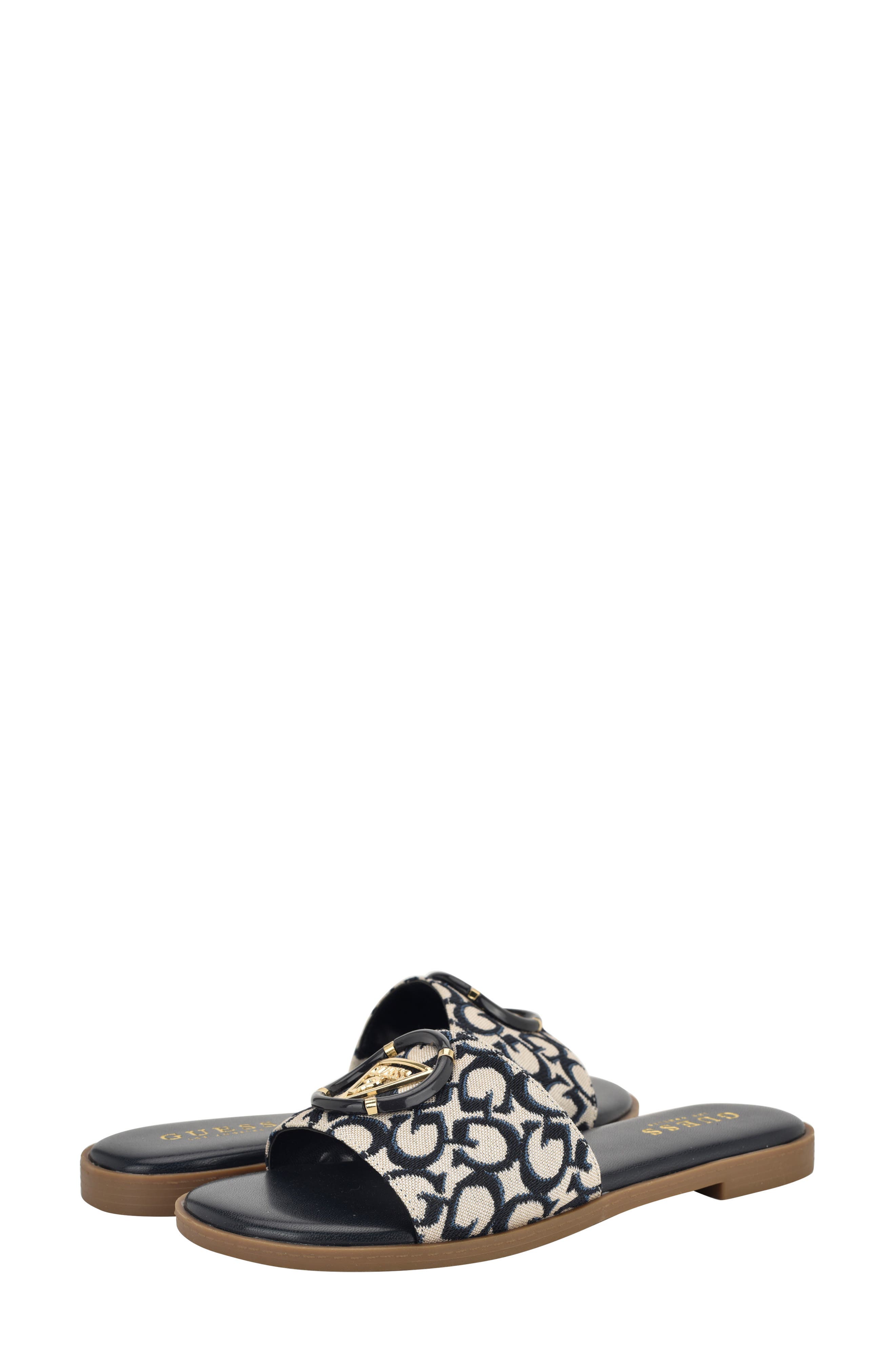 Magnify Slide Sandal, Alternate, color, DARK BLUE