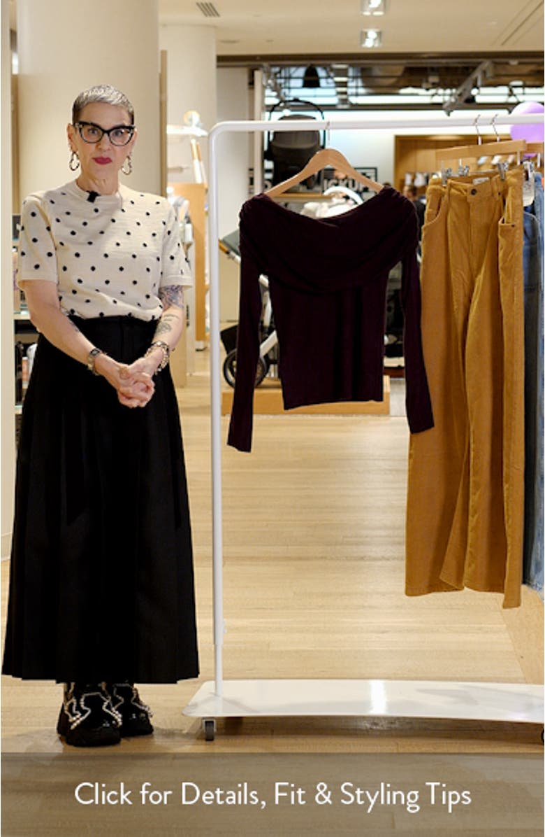 Off the Shoulder Sweater, sales video thumbnail