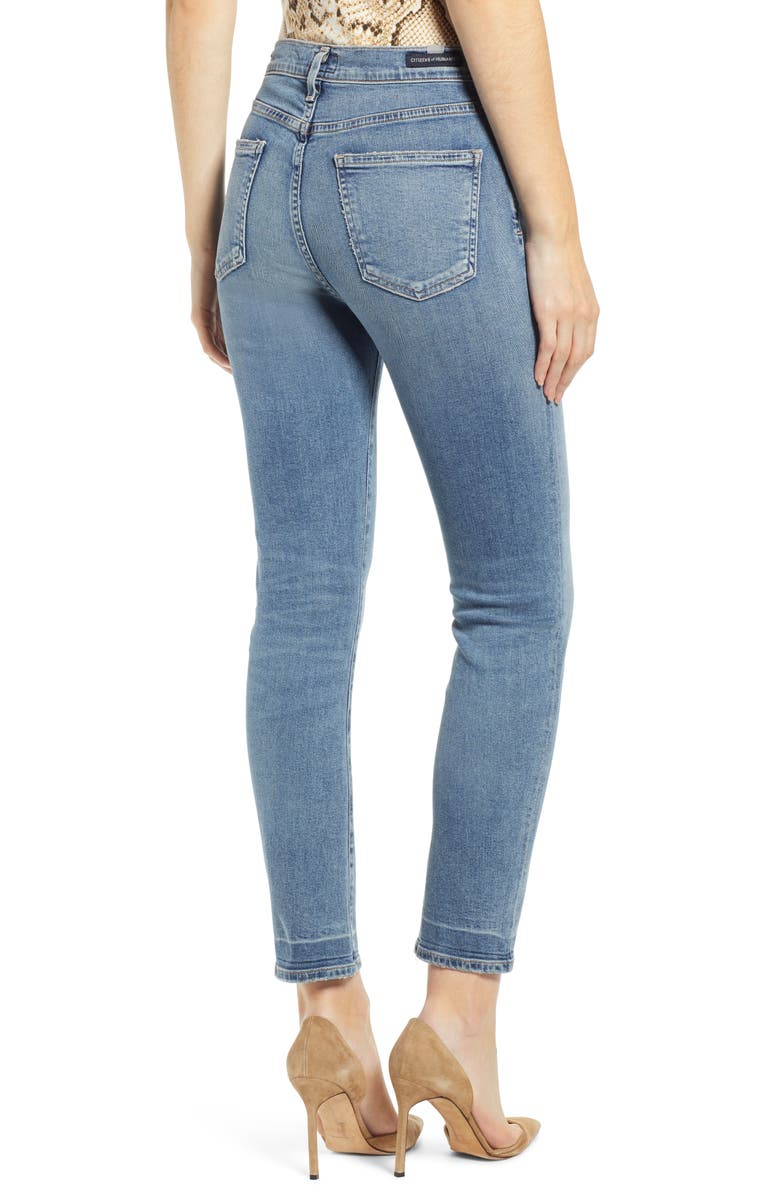 Citizens of Humanity Harlow High Waist Ankle Slim Jeans, Alternate, color,
