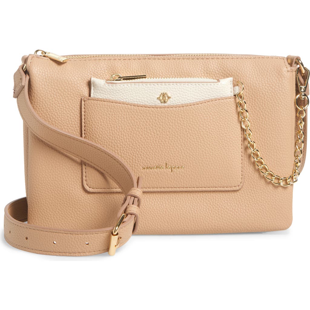 NANETTE LEPORE NANETTE LEPORE TRIPLE SECTION CROSSBODY BAG