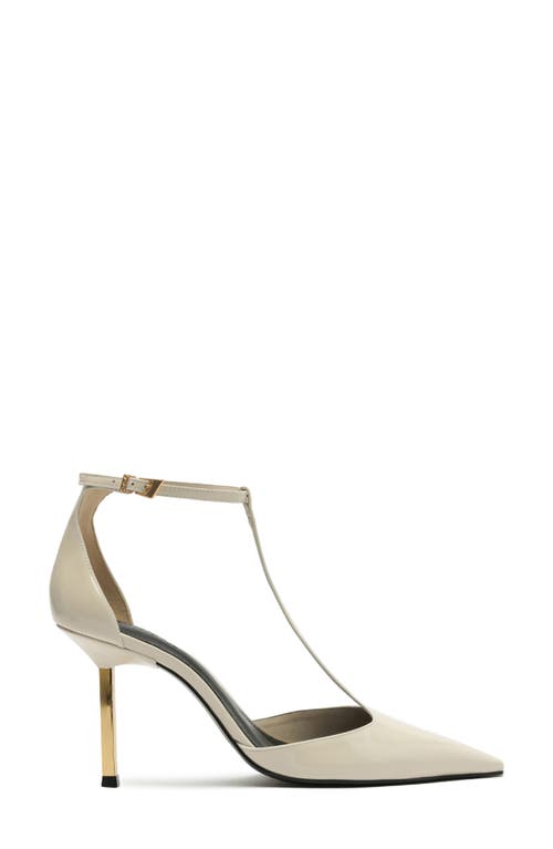 Schutz Allure Pointed Toe T-strap Pump