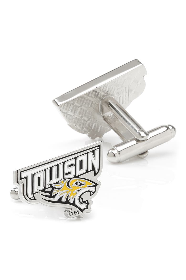 NCAA Collegiate Towson University Tigers Cuff Links, Alternate, color, TOWSON UNIVERSITY TIGARS