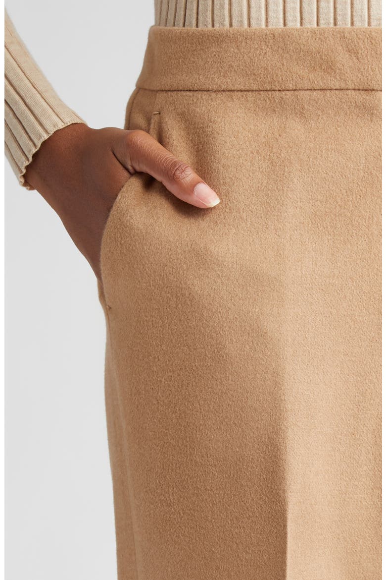 Clinton Camel Hair Ankle Pants, Alternate, color, CAMEL