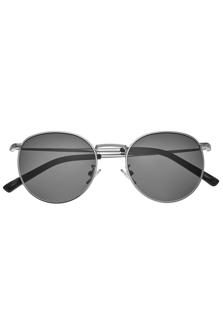 Dade Polarized Sunglasses, Alternate, color, Silver/Silver
