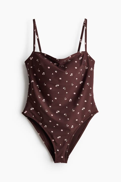 Padded-cup High Leg Swimsuit