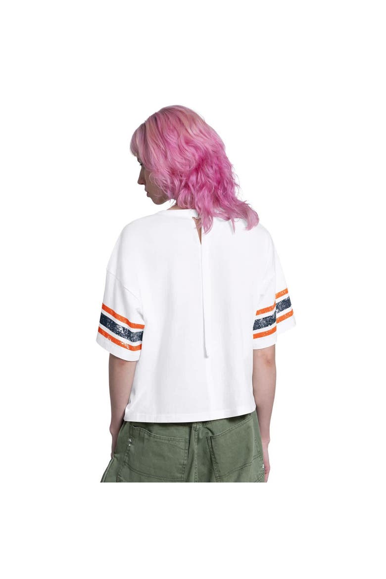 Women's Starter  White Detroit Tigers Cropped Hurry Up Offense T-Shirt, Alternate, color, White