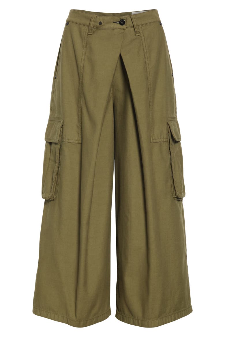 Cargo Culottes, Alternate, color, OLIVE