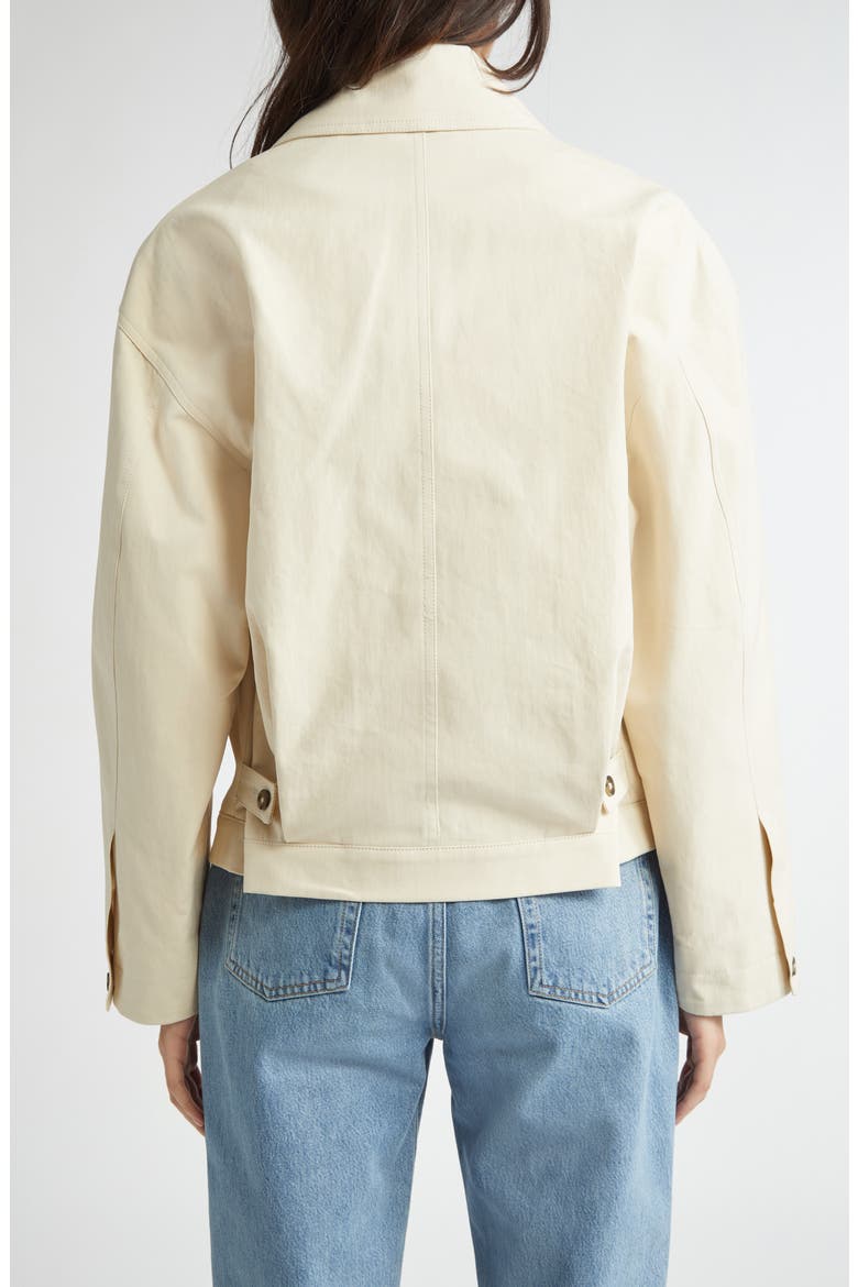 Coen Cotton Gabardine Short Jacket, Alternate, color, CHIFFON BEIGE