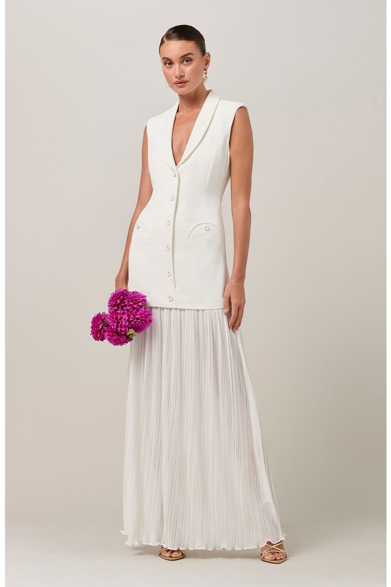 Trina Maxi Dress, Main, color, Off White