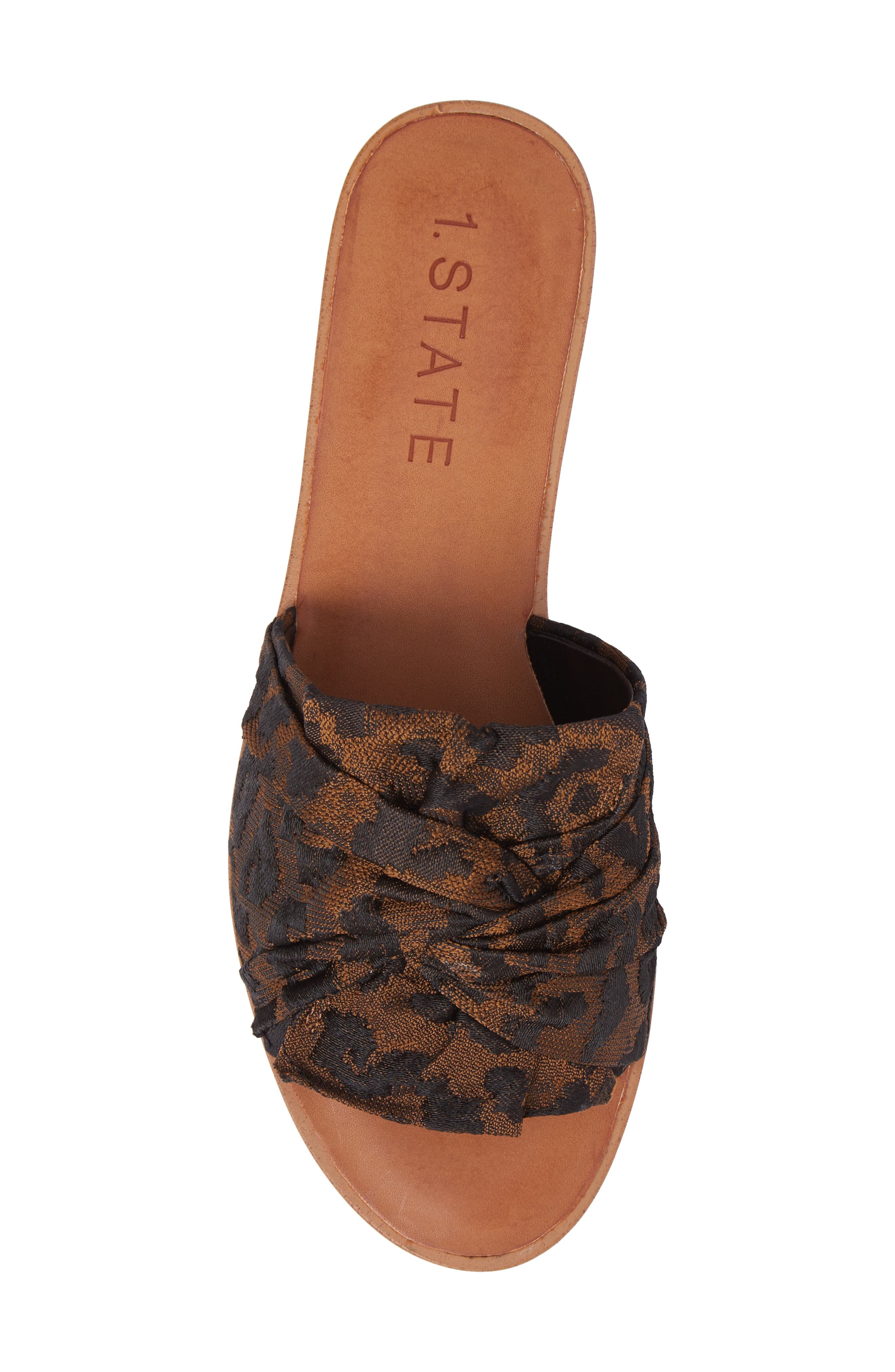 Chevonn Slide Sandal, Alternate, color, BROWN MULTI FABRIC