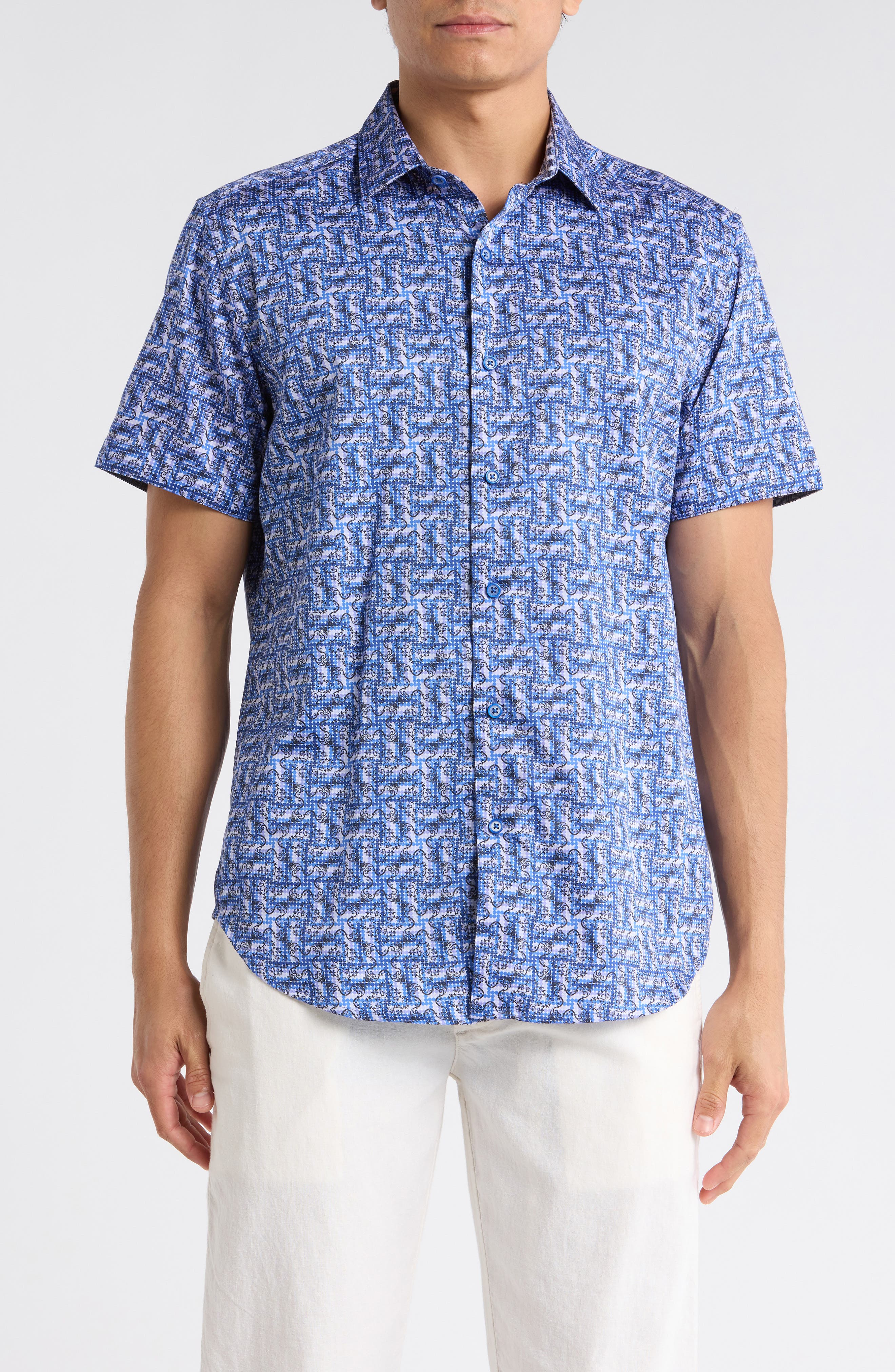 Robert Graham Short Sleeve Button Up Shirt