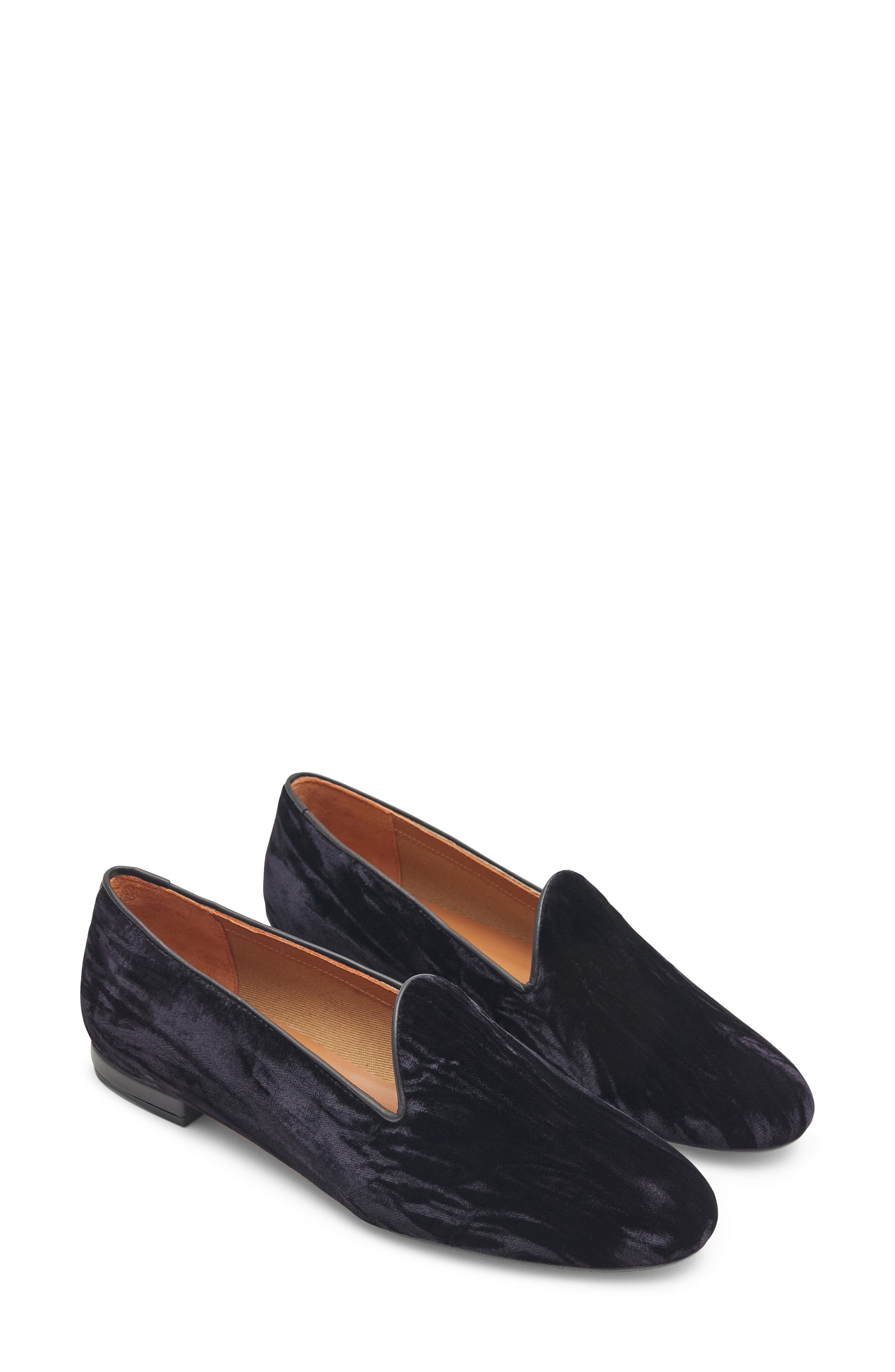 Jon Josef Gatsby Bow Velvet Venetian Loafer, Alternate, color, 