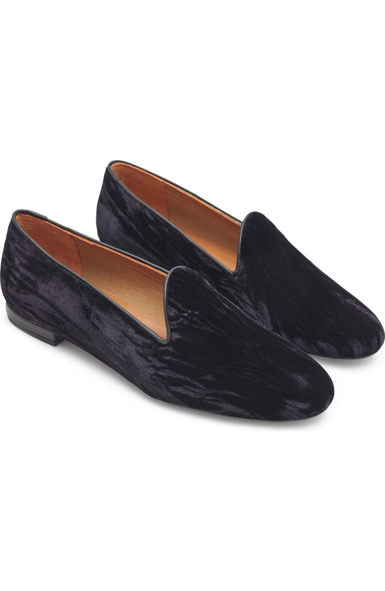 Jon Josef Gatsby Bow Velvet Venetian Loafer, Alternate, color,