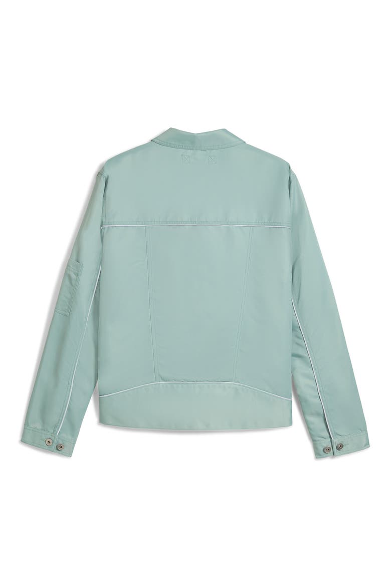 Special Items PUMA Gear Nylon Twill Jacket, Alternate, color, LIGHT MOSS