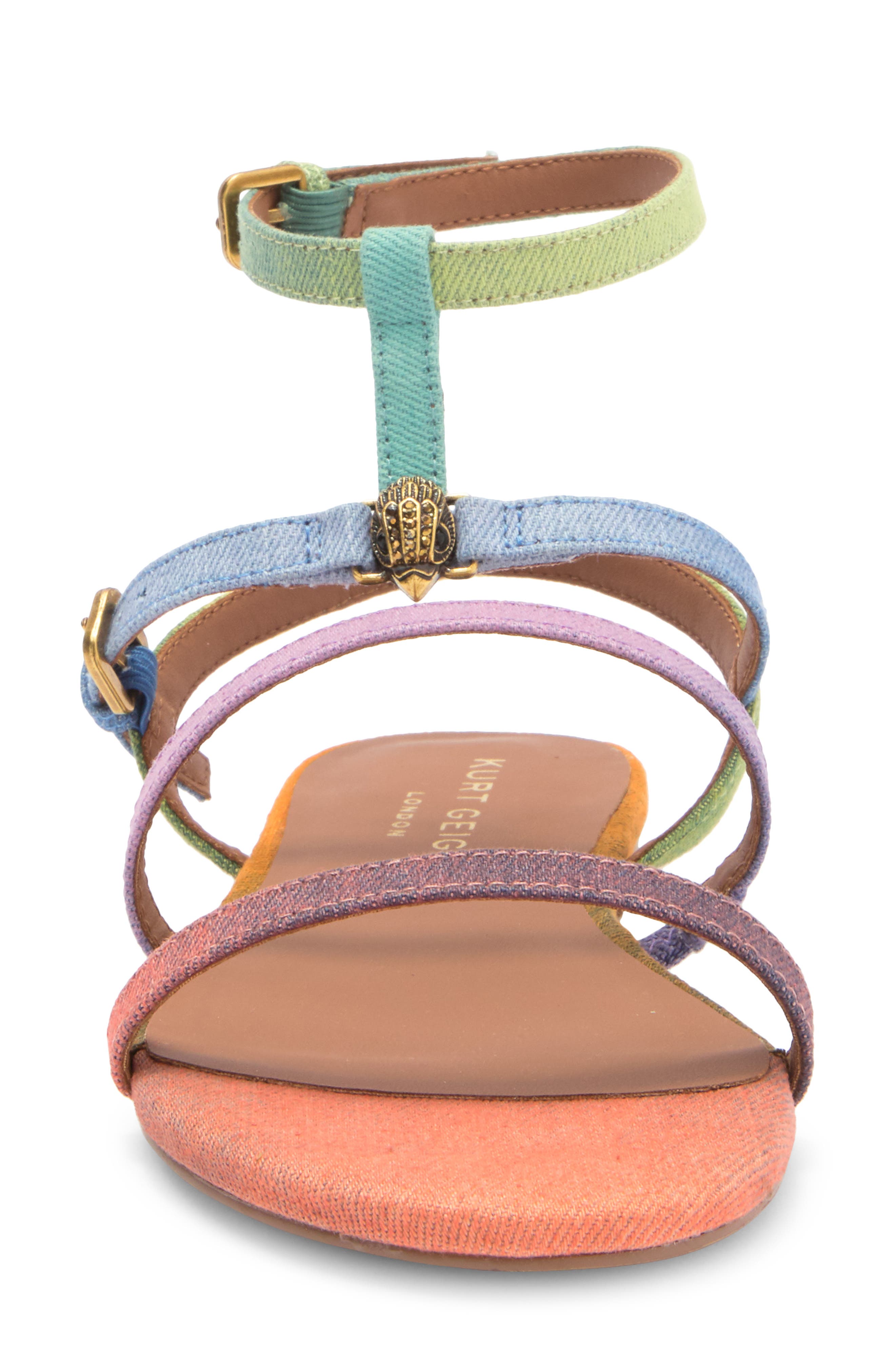 Kurt Geiger London Hampton Gladiator Sandal, Alternate, color, Multicolored