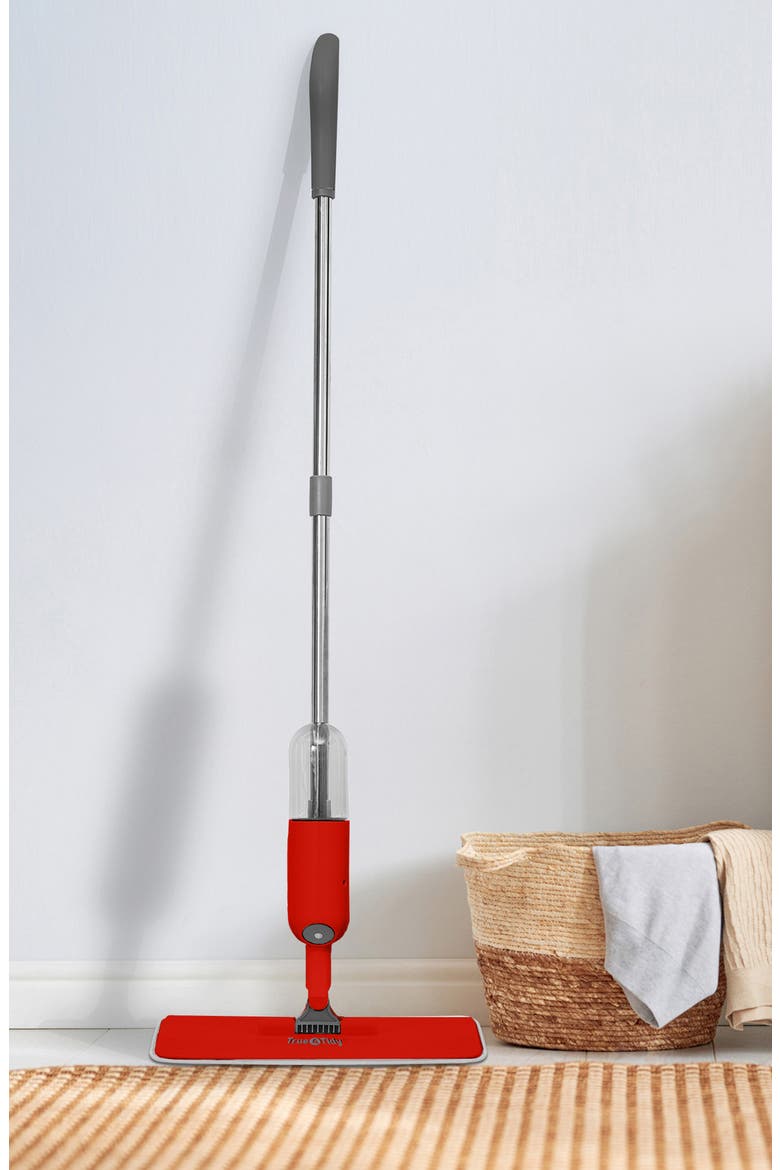 True & Tidy 250 Refillable Spray Mop, Alternate, color, RED