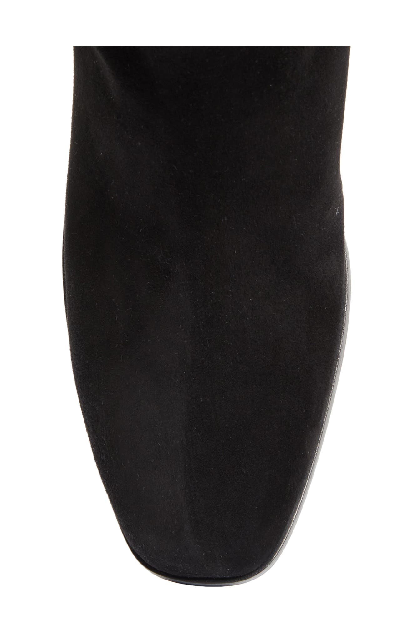 Jimmy Choo Lawton Suede Ankle Boot, Alternate, color, Black/ Black