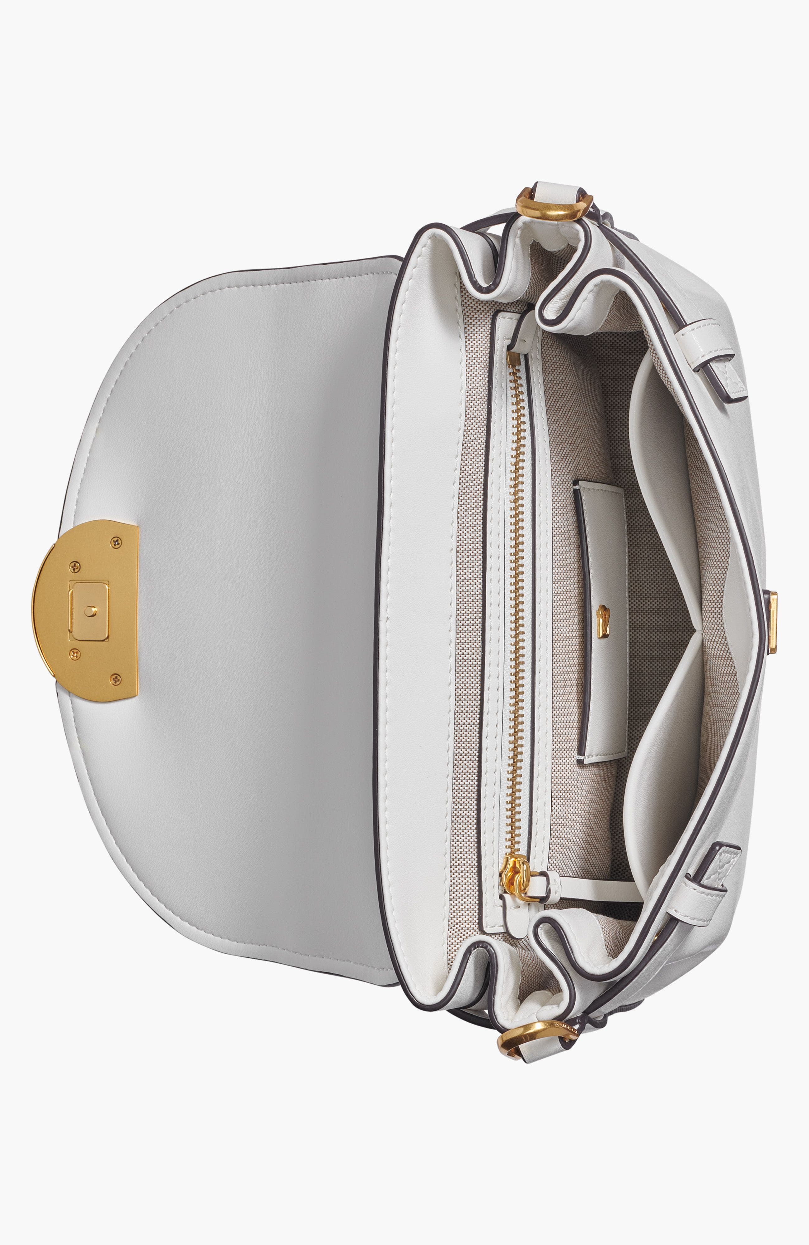 Donna Karan New York Valley Stream Satchel, Alternate, color, Brillant White