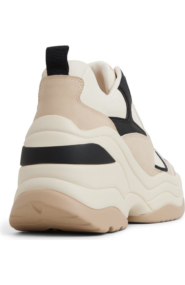 Call It Spring By Aldo Helynne Plaftorm Sneaker, Alternate, color, Cream/Black