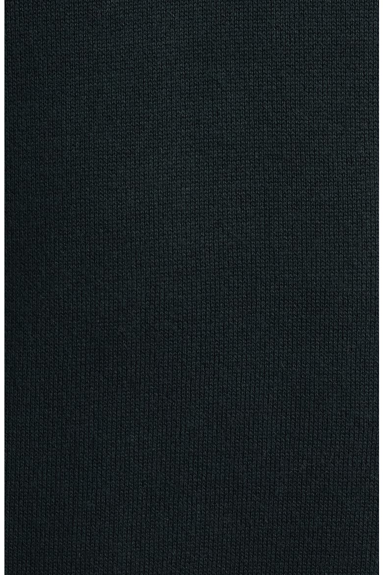 Lolo Organic Cotton Short Sleeve Sweater Polo, Alternate, color, BLACK