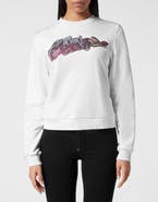 PHILIPP PLEIN Sweatshirt Roundneck Bombing Graffiti Women