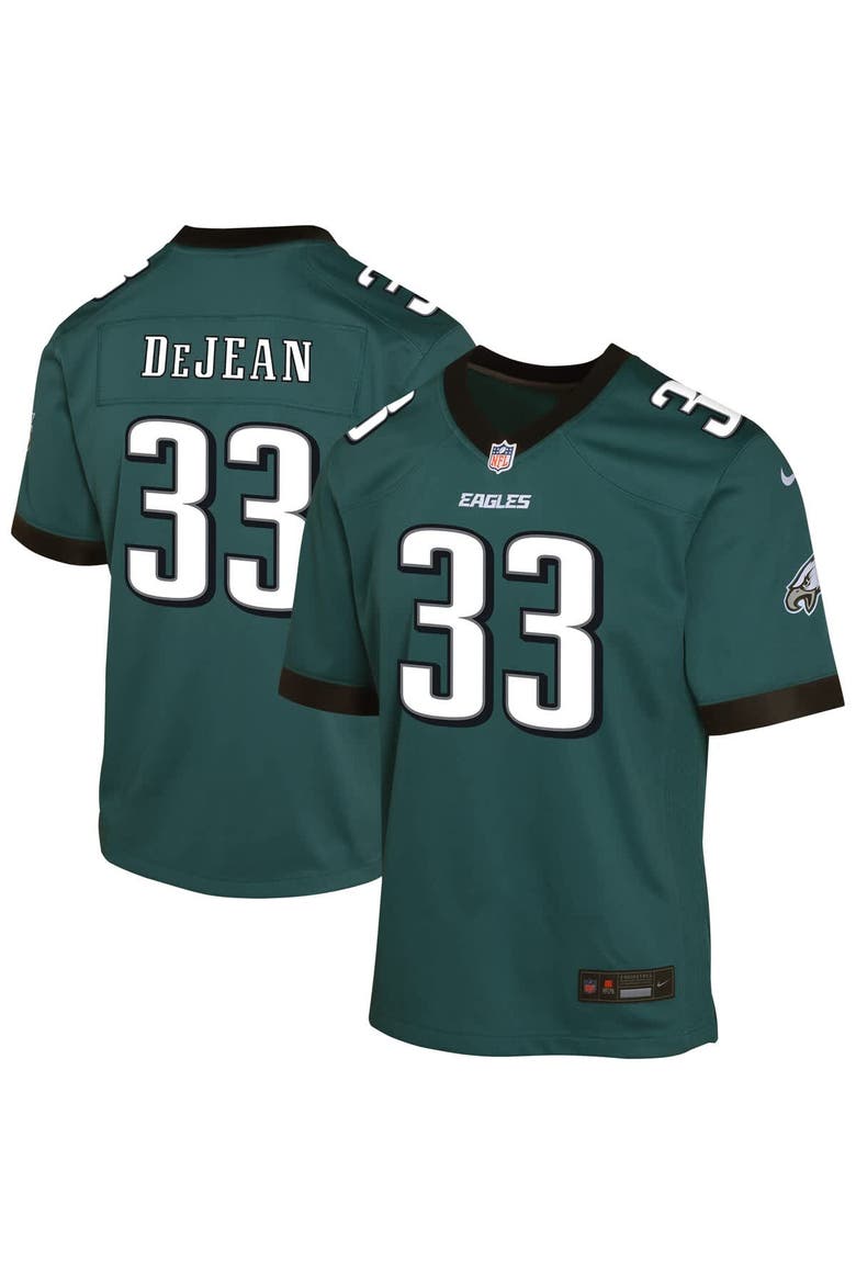 Youth Nike Cooper DeJean Midnight Green Philadelphia Eagles Game Player Jersey, Main, color, Green