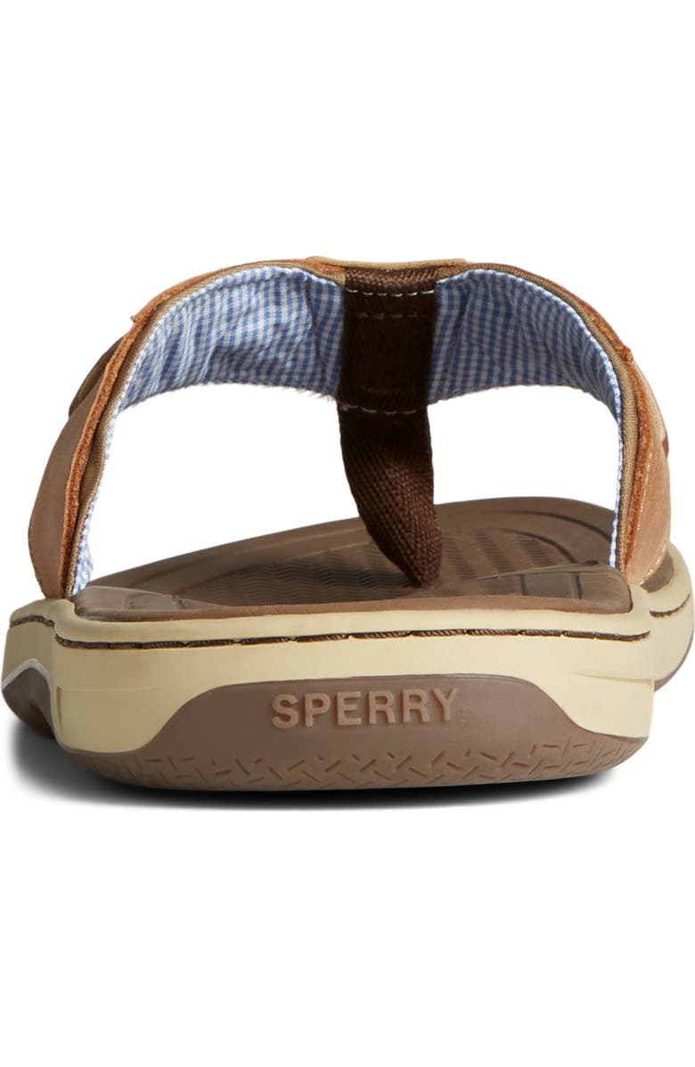 Sperry Baitfish Flip Flop, Alternate, color, Light Brown