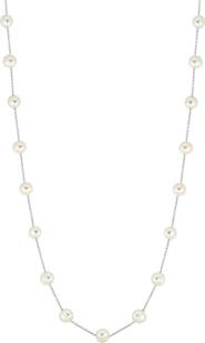 EFFY Sterling Silver Cultured Pearl Necklace