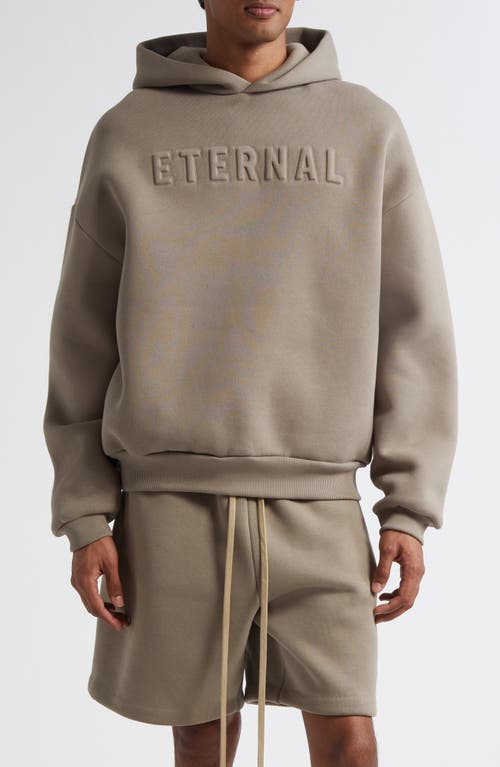 Fear of God Eternal Embossed Logo Hoodie in Dusty Beige  product