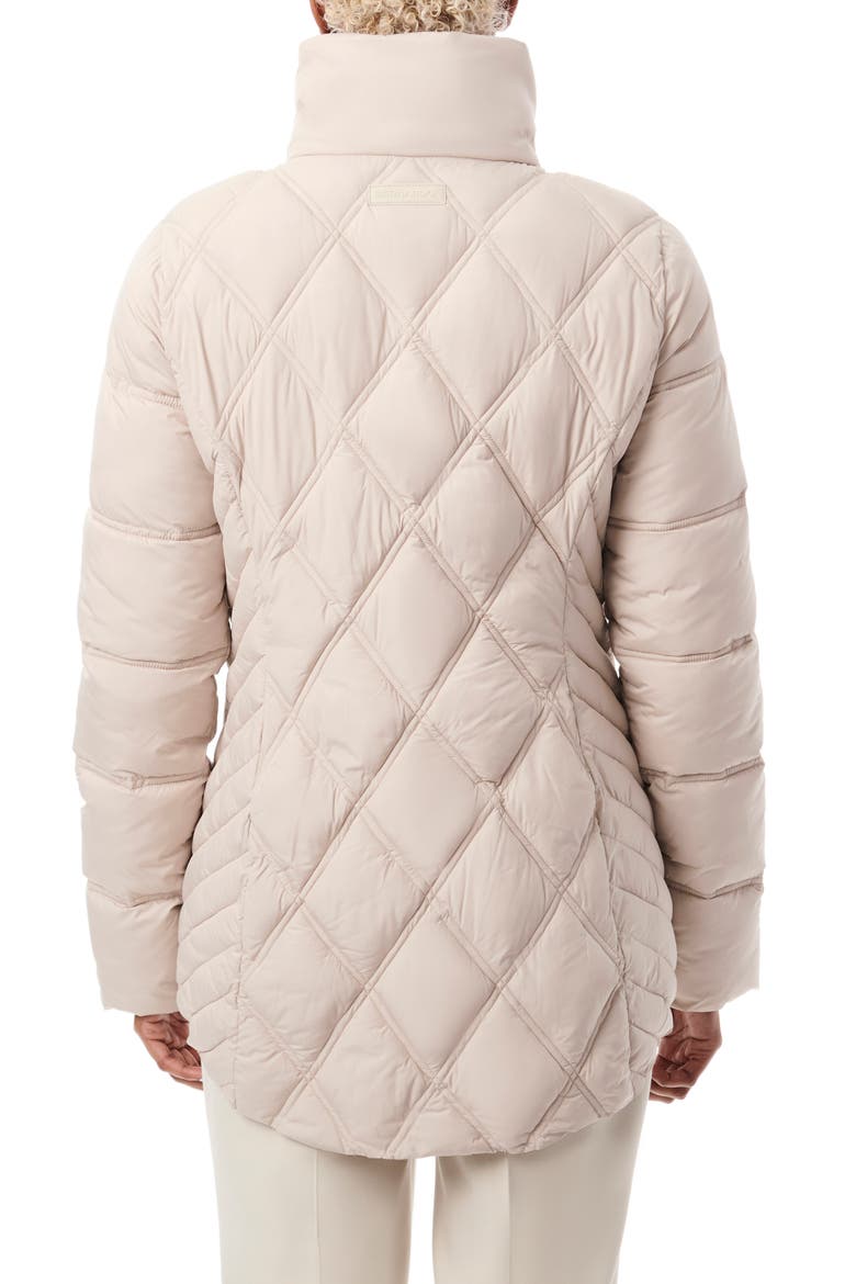 Glam Quilted Insulated Puffer Jacket, Alternate, color, EGGSHELL