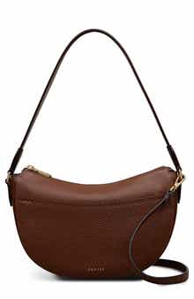 Radley Portland Way Small Zip Top Leather Shoulder Bag
