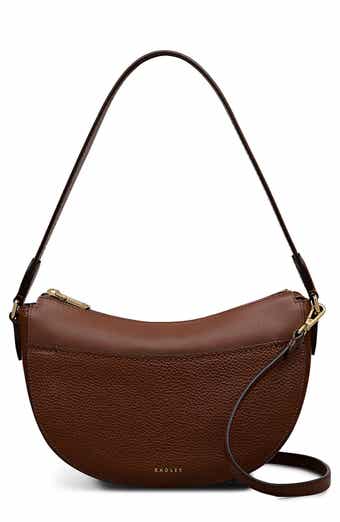 Radley Portland Way Small Zip Top Leather Shoulder Bag