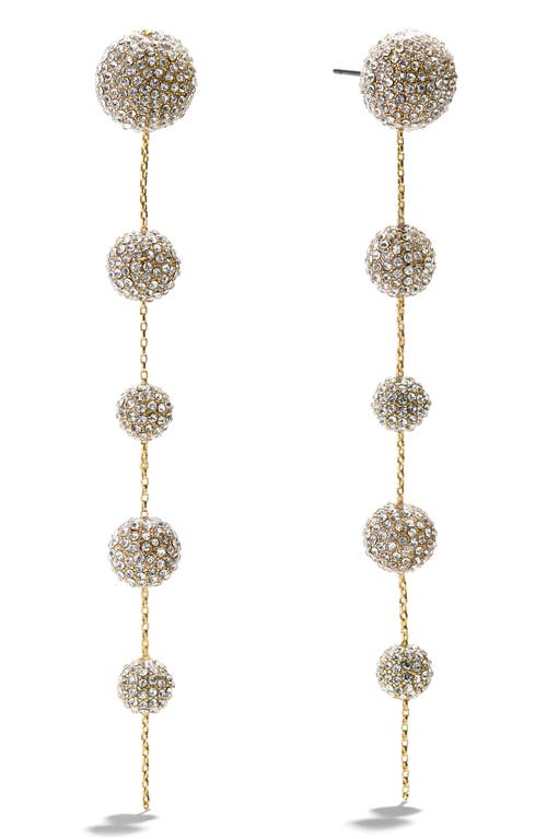Baublebar Blair Pave Fireball Linear Drop Earrings In Gold