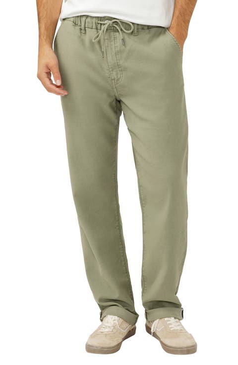 Relaxed Drawstring Waist Knit Flex Jeans