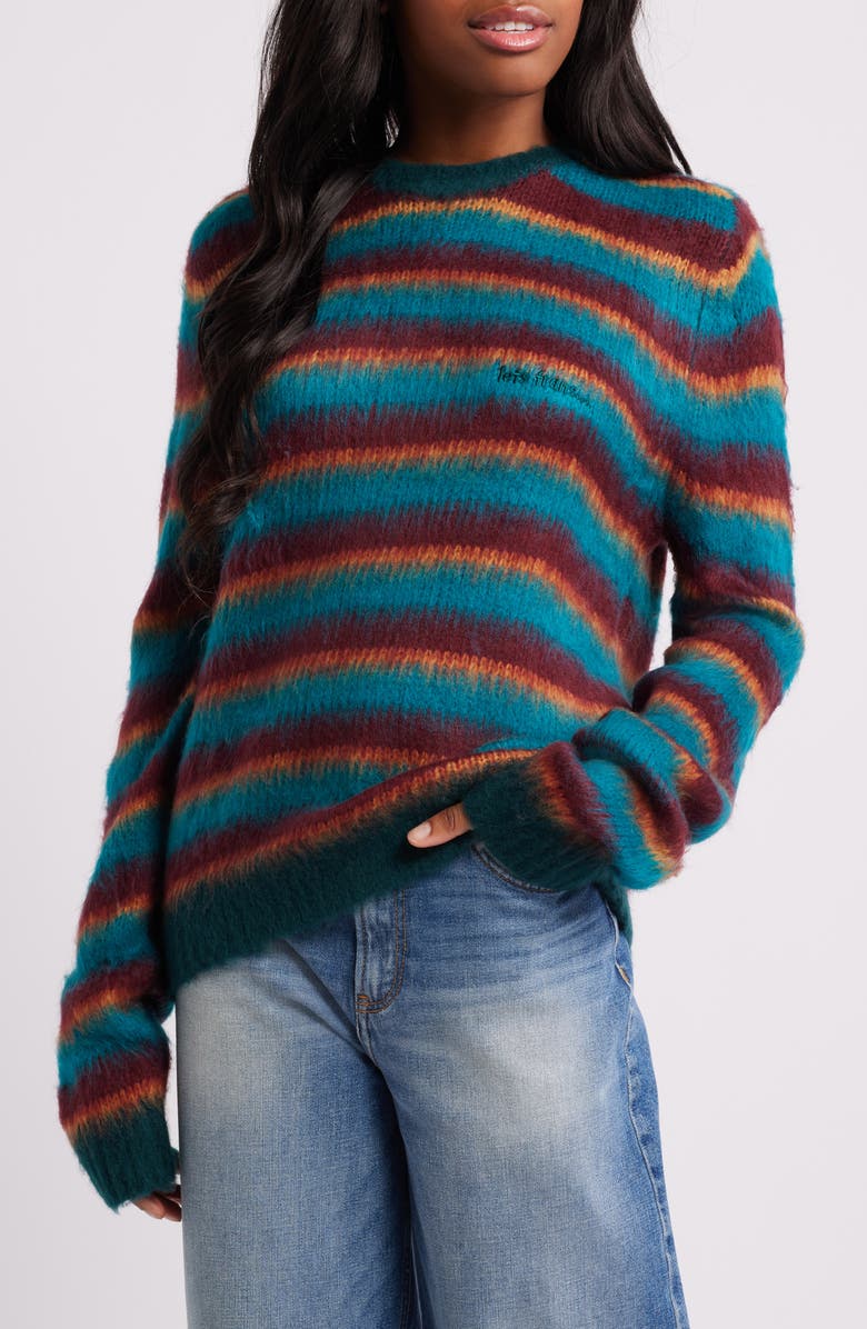 Iets Frans Fluffy Stripe Sweater, Main, color, 