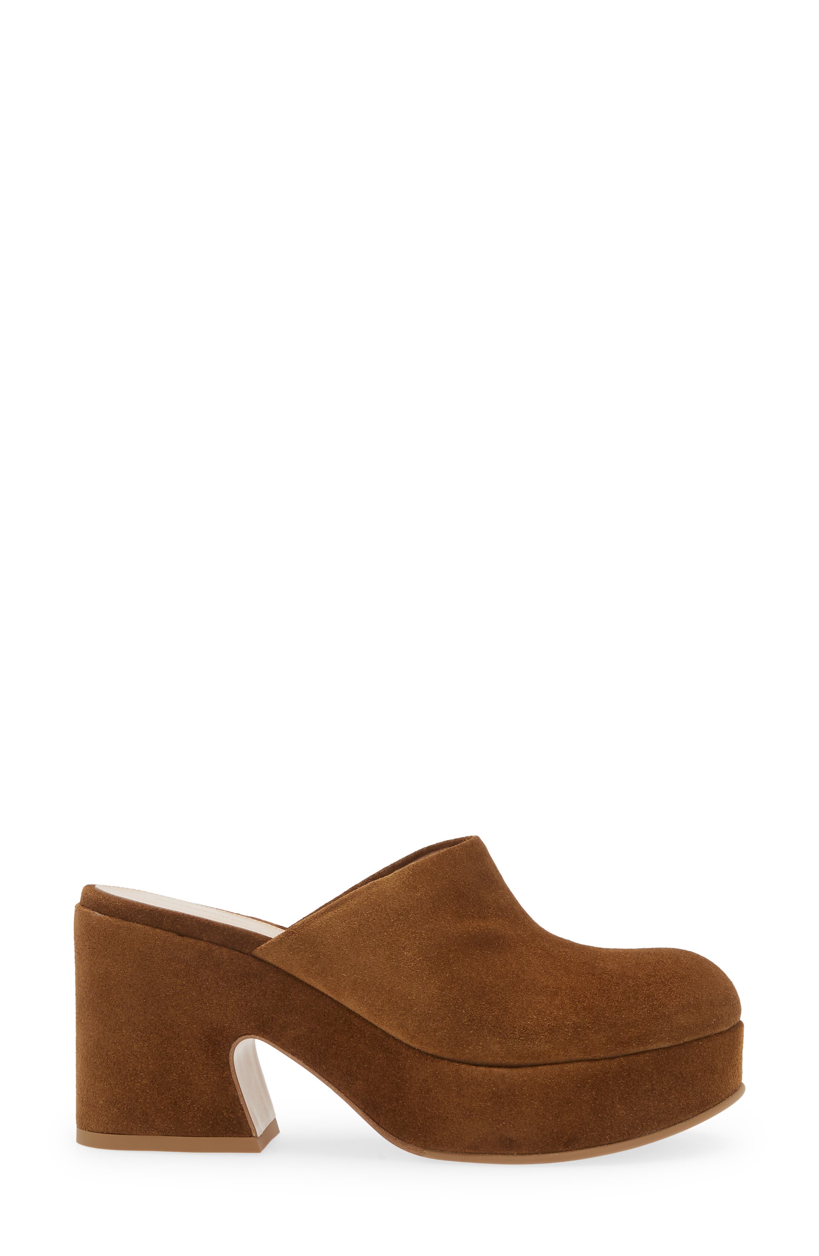 Gianvito Rossi Platform Clog, Alternate, color, Texas