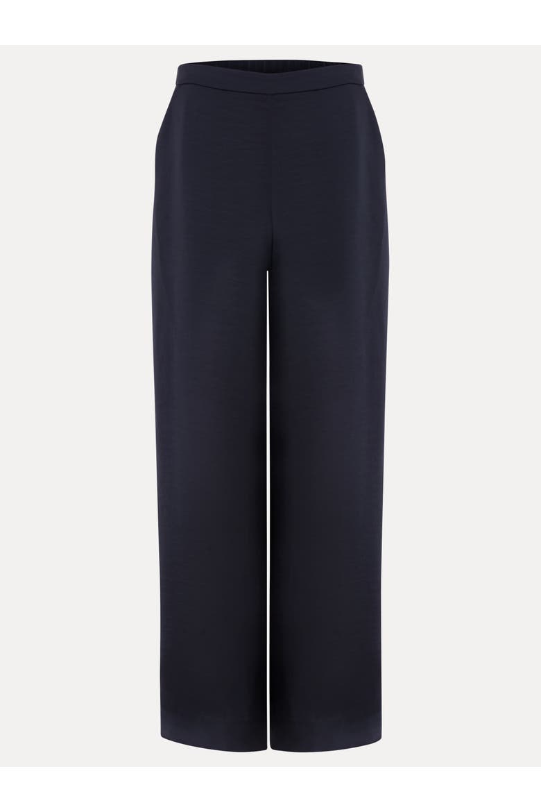 Beccy Satin Trouser, Alternate, color, Navy