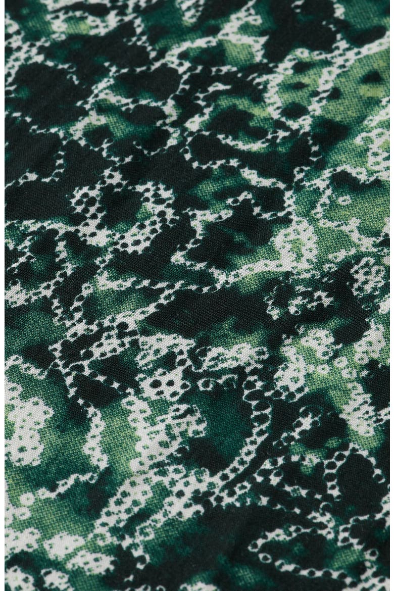 Smocked Waist Maxi Dress, Alternate, color, SHIBORI FLORAL GREEN