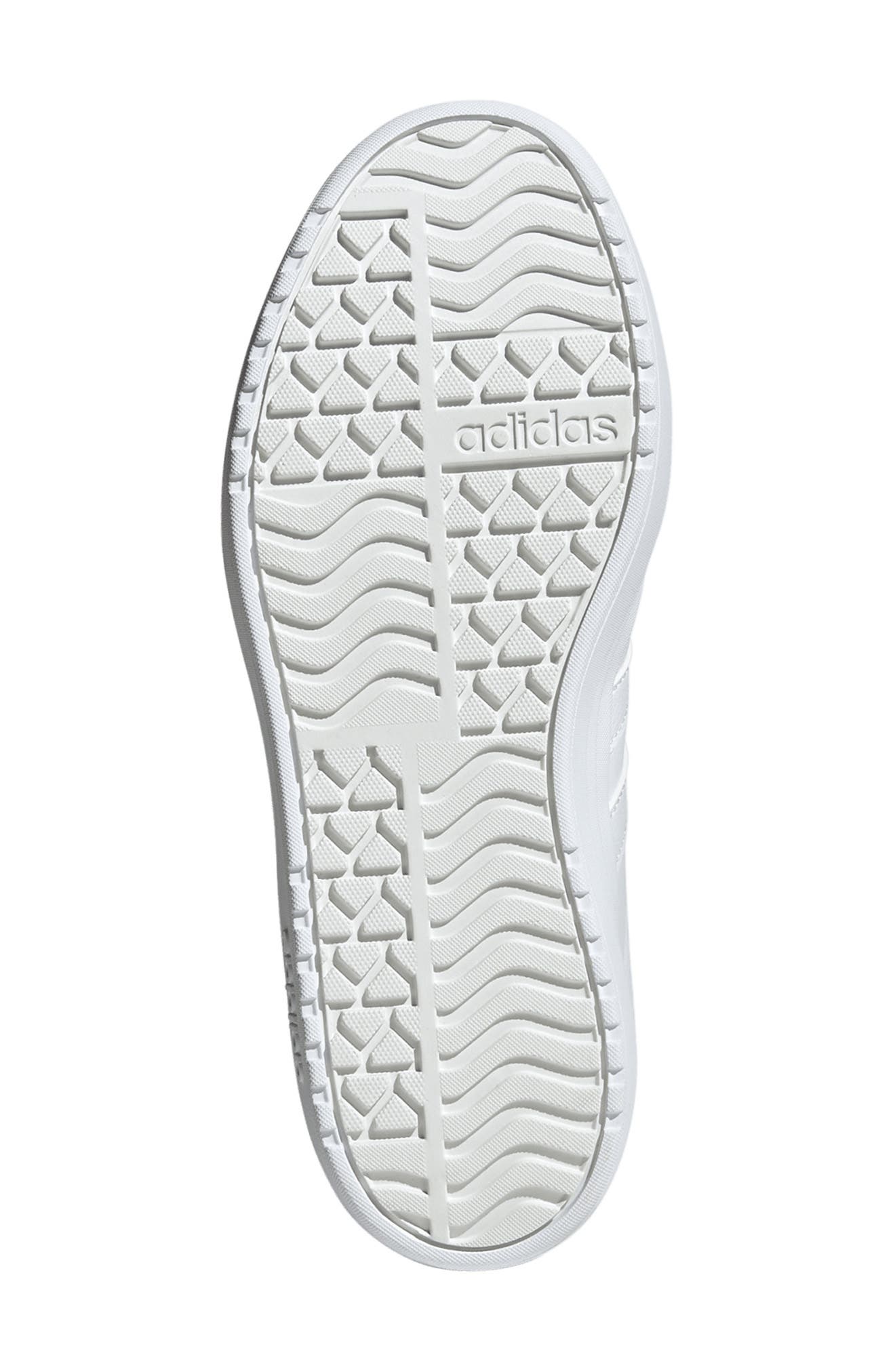 adidas VL Court Bold Platform Sneaker, Alternate, color, White/White/Crystal White