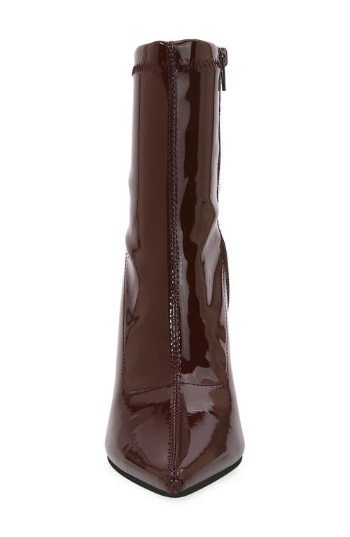 Berness Pointed Toe Bootie In Brown